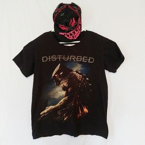 Disturbed Band Hat & T-shirt Mens Sz XL